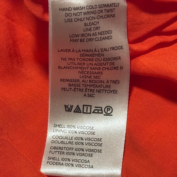 NEW Anthropologie Asymmetrical Multicolor Slip Dress Size 6P Avant Garde - Picture 8 of 9